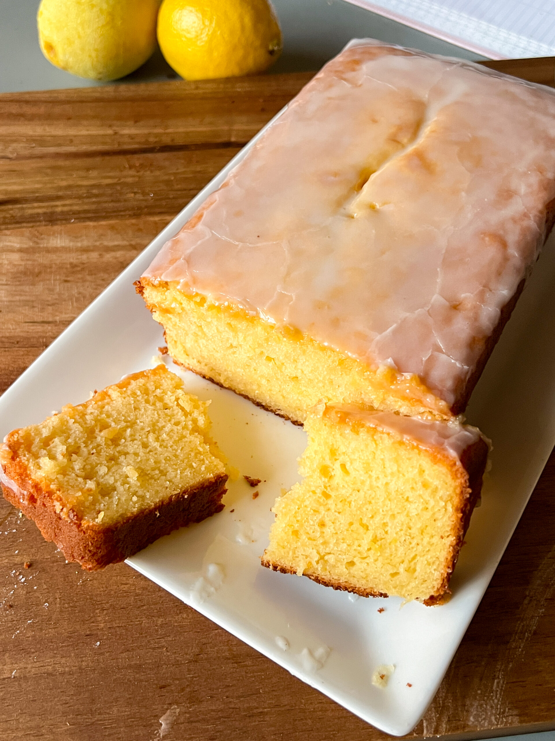 Easy Glazed Lemon Loaf Cake - Cottage On Bunker Hill