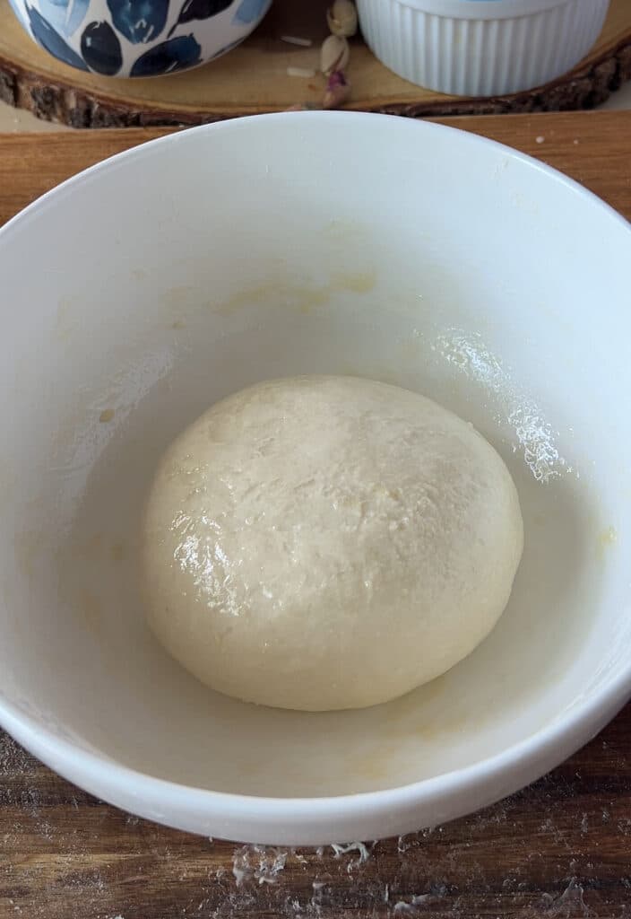 ball of dough in a bowl