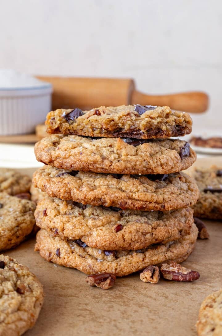 Toasted Pecan Chocolate Chip Cookies Recipe